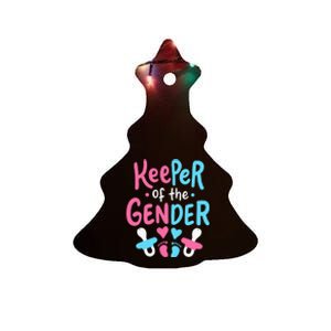 Gender Reveal Keeper of the Gender Ceramic Tree Ornament