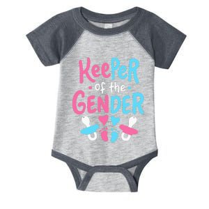 Gender Reveal Keeper of the Gender Infant Baby Jersey Bodysuit