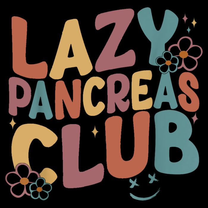 Groovy Retro Lazy Pancreas Club Type 1 Diabetes Awareness Bucket Hat
