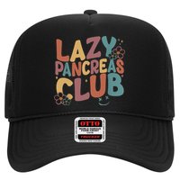 Groovy Retro Lazy Pancreas Club Type 1 Diabetes Awareness Hat