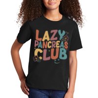 Groovy Retro Lazy Pancreas Club Type 1 Diabetes Awareness Kids T-Shirt