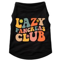 Groovy Retro Lazy Pancreas Club Type 1 Diabetes Awareness Cute Gift Doggie Tank