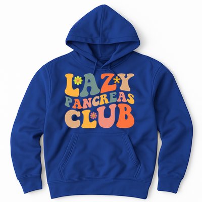 Groovy Retro Lazy Pancreas Club Type 1 Diabetes Awareness Cute Gift Hoodie