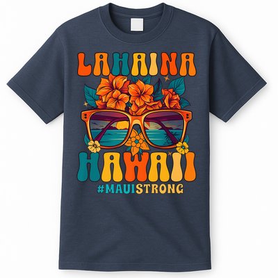 Groovy Retro Lahaina Pray for Maui Hawaii Strong T-Shirt