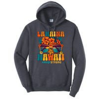 Groovy Retro Lahaina Pray for Maui Hawaii Strong Tall Hoodie