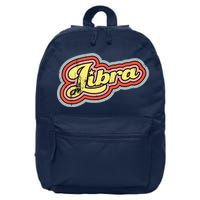 Groovy Retro Libra Zodiac Scales September October Birthday 16 in Basic Backpack