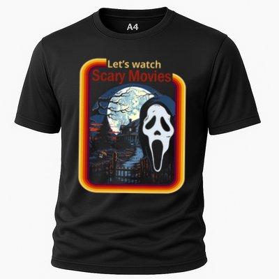Ghost Retro Lets Watch Scary Movies Performance Shirt
