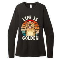 Golden Retriever Life is Golden Tee Golden Owner Womens CVC Long Sleeve Shirt