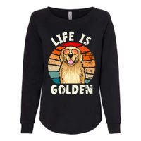 Golden Retriever Life is Golden Tee Golden Owner Womens California Wash Sweatshirt