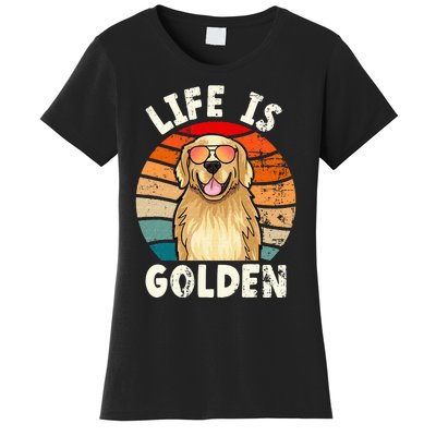 Golden Retriever Life is Golden Tee Golden Owner Women's T-Shirt