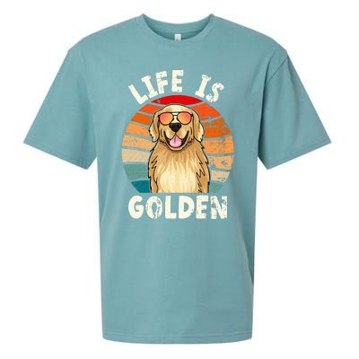 Golden Retriever Life is Golden Tee Golden Owner Sueded Cloud Jersey T-Shirt