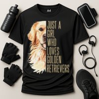 Golden Retriever Lover Design For Dog Enthusiasts Performance Shirt