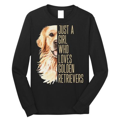 Golden Retriever Lover Design For Dog Enthusiasts Long Sleeve Shirt