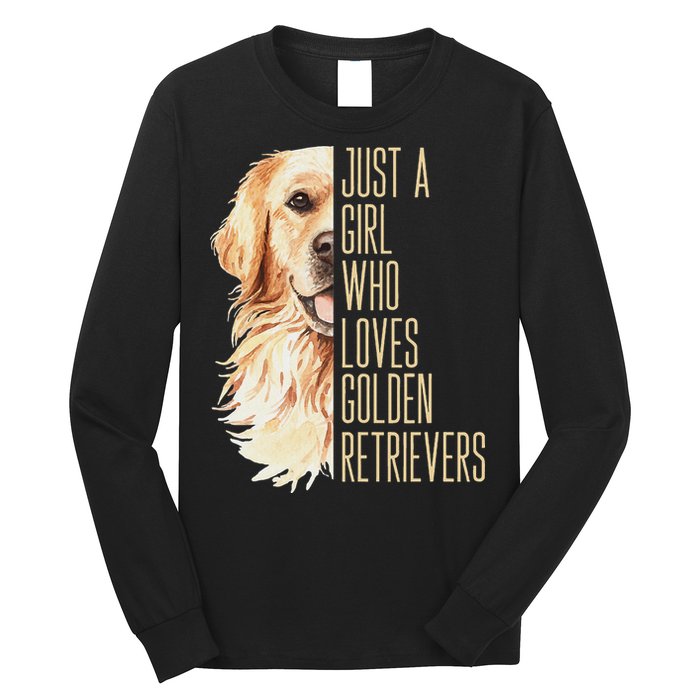 Golden Retriever Lover Design For Dog Enthusiasts Long Sleeve Shirt