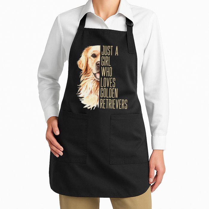 Golden Retriever Lover Design For Dog Enthusiasts Apron