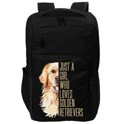 Golden Retriever Lover Design For Dog Enthusiasts Impact Tech Backpack