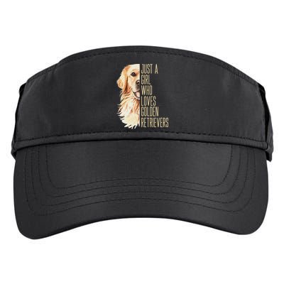 Golden Retriever Lover Design For Dog Enthusiasts Adult Drive Performance Visor