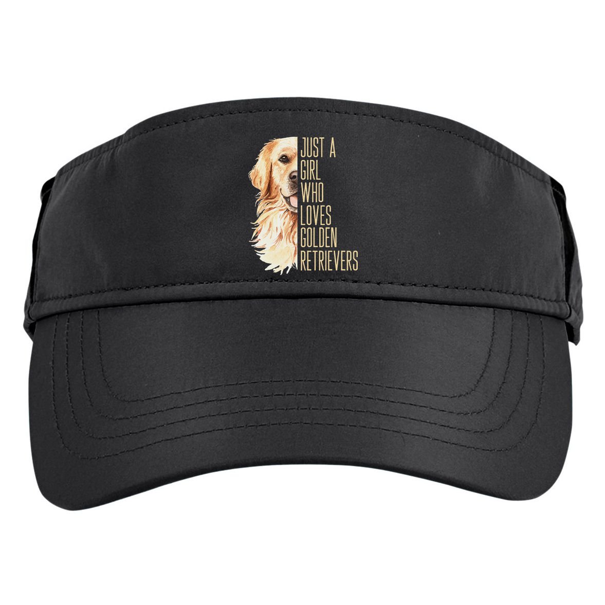 Golden Retriever Lover Design For Dog Enthusiasts Adult Drive Performance Visor