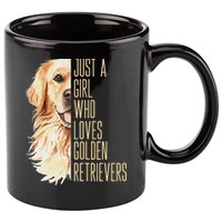 Golden Retriever Lover Design For Dog Enthusiasts 11oz C Handle Ceramic Mug