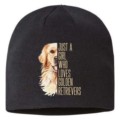 Golden Retriever Lover Design For Dog Enthusiasts Sustainable Beanie