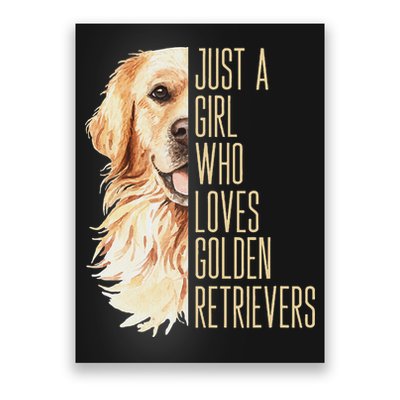 Golden Retriever Lover Design For Dog Enthusiasts Poster