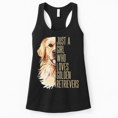 Golden Retriever Lover Design For Dog Enthusiasts Womens Tank Top