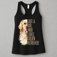 Golden Retriever Lover Design For Dog Enthusiasts Womens Tank Top