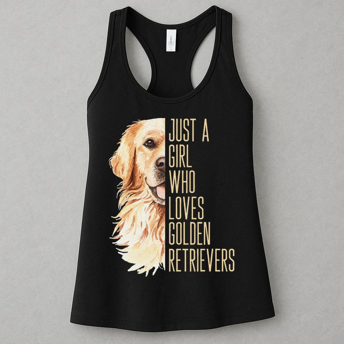 Golden Retriever Lover Design For Dog Enthusiasts Womens Tank Top