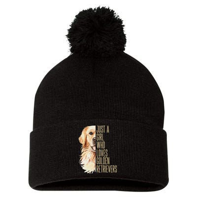 Golden Retriever Lover Design For Dog Enthusiasts Pom Pom 12in Knit Beanie