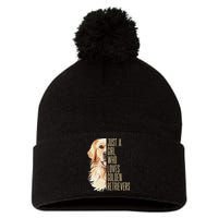 Golden Retriever Lover Design For Dog Enthusiasts Pom Pom 12in Knit Beanie