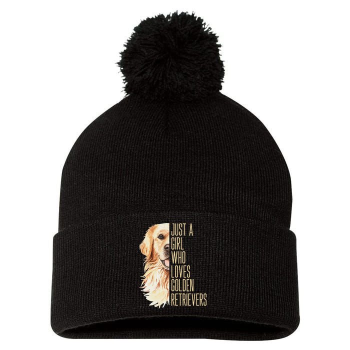 Golden Retriever Lover Design For Dog Enthusiasts Pom Pom 12in Knit Beanie
