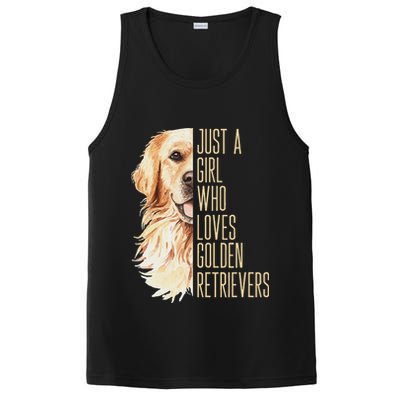 Golden Retriever Lover Design For Dog Enthusiasts PosiCharge Competitor Tank