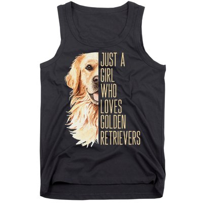 Golden Retriever Lover Design For Dog Enthusiasts Tank Top