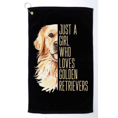 Golden Retriever Lover Design For Dog Enthusiasts Golf Towel