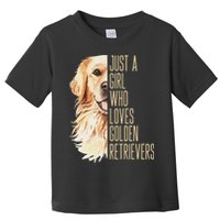 Golden Retriever Lover Design For Dog Enthusiasts Toddler T-Shirt