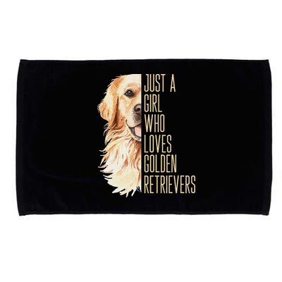Golden Retriever Lover Design For Dog Enthusiasts Microfiber Hand Towel