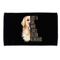 Golden Retriever Lover Design For Dog Enthusiasts Microfiber Hand Towel