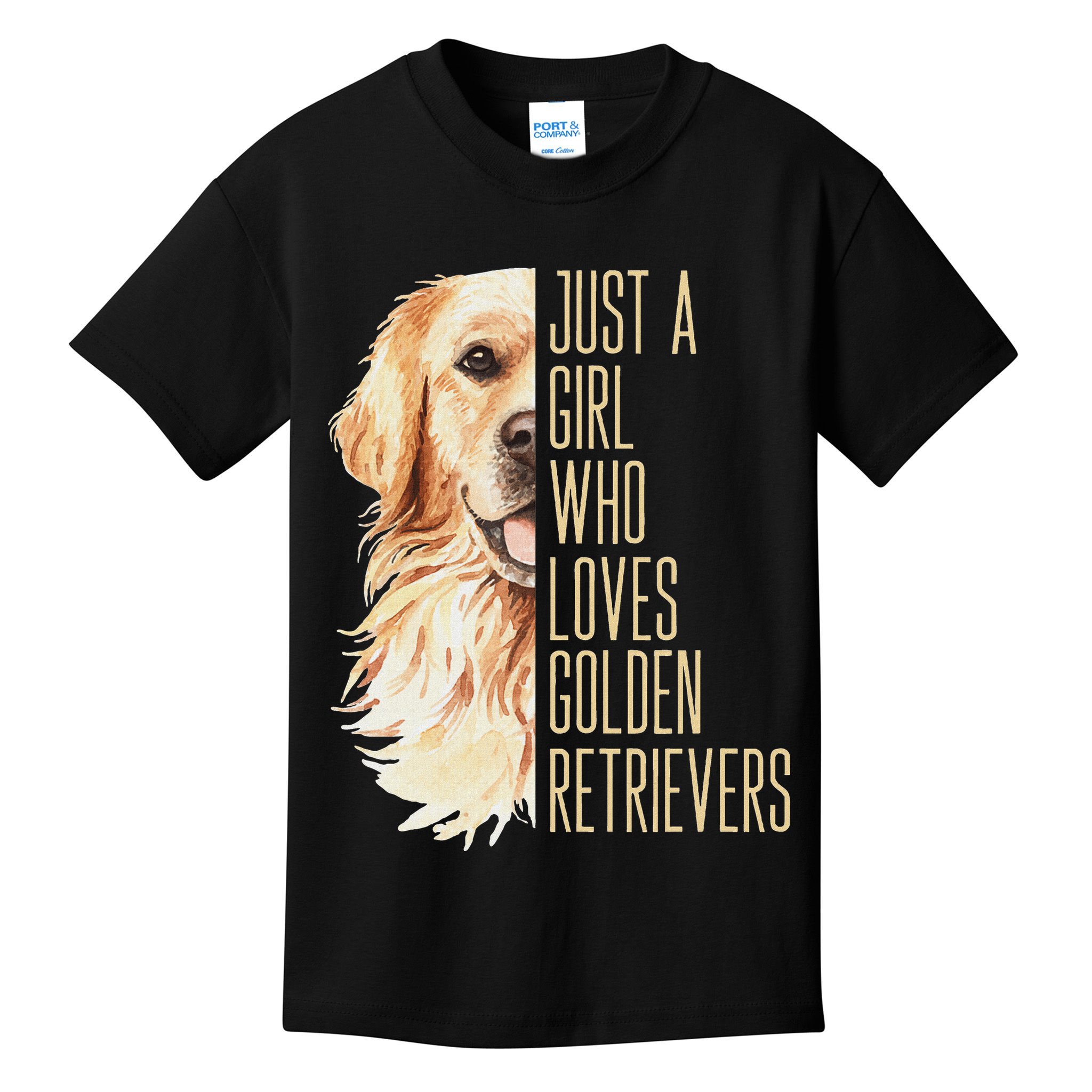 Golden Retriever Lover Design For Dog Enthusiasts Kids T-Shirt