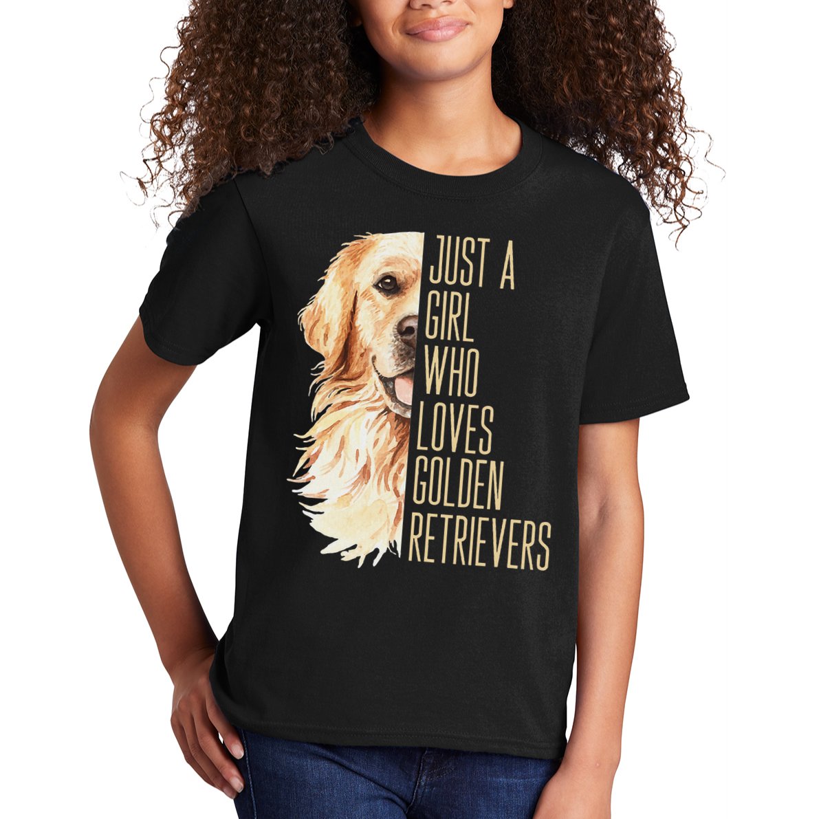 Golden Retriever Lover Design For Dog Enthusiasts Kids T-Shirt