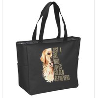 Golden Retriever Lover Design For Dog Enthusiasts Zip Tote Bag