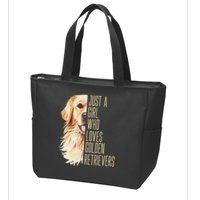Golden Retriever Lover Design For Dog Enthusiasts Zip Tote Bag