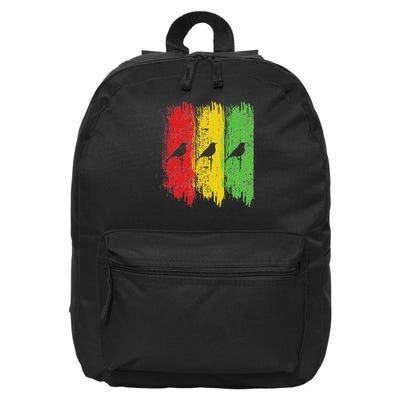 Good Rastafari Music Vibes Only Rasta Jamaika Reggae 16 in Basic Backpack