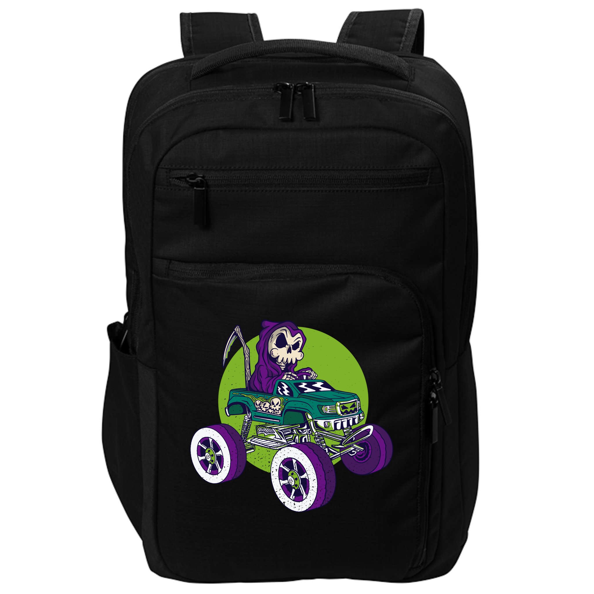 Grim Reaper Monster Truck Impact Tech Backpack