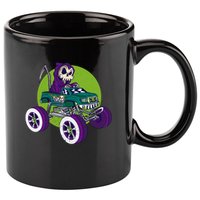 Grim Reaper Monster Truck 11oz C Handle Ceramic Mug
