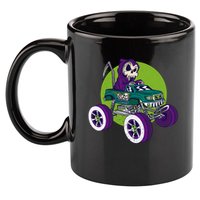 Grim Reaper Monster Truck 11oz C Handle Ceramic Mug