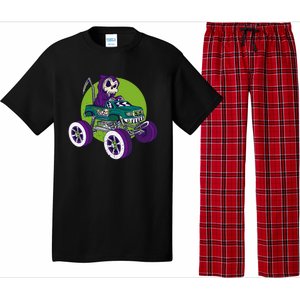 Grim Reaper Monster Truck Pajama Set