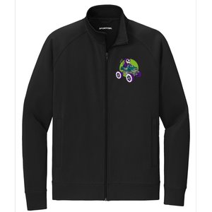 Grim Reaper Monster Truck Stretch Full-Zip Cadet Jacket