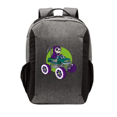 Grim Reaper Monster Truck Vector Backpack