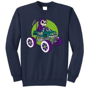 Grim Reaper Monster Truck Sweatshirt