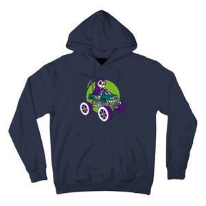 Grim Reaper Monster Truck Tall Hoodie